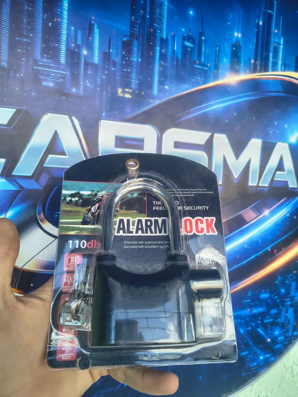 Cadeado com alarme 