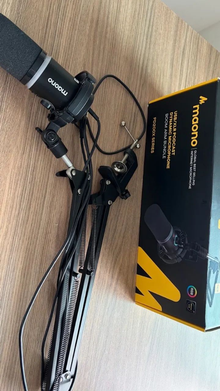 Kit Microfone Maono Pd200xs Usb/xlr Braço Articulado - Foto 3