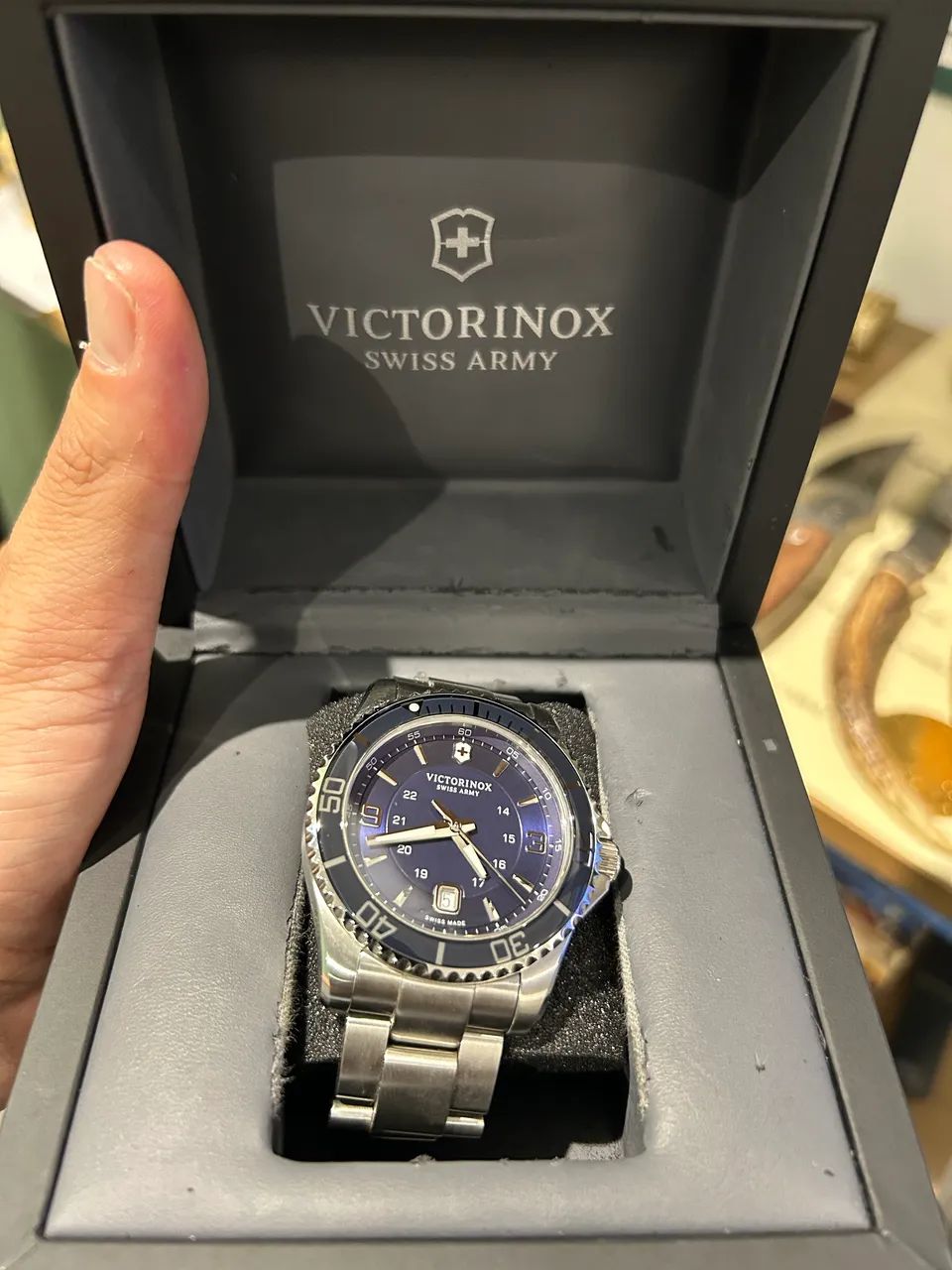 Relógio Victorinox Maverick Azul  - Foto 2