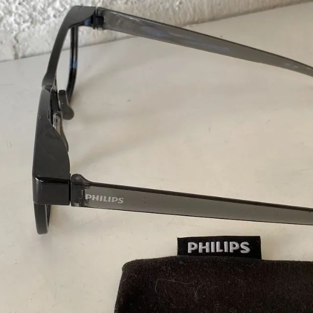 Rf305 Armação Philips Original com Case de Veludo, Leve e Resistente - Óculos Unissex - Foto 2