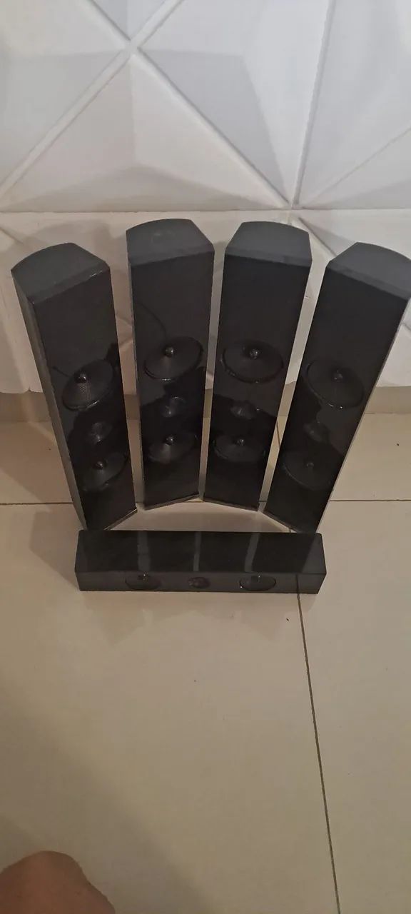 Caixa home theater  samsung  5 caixas