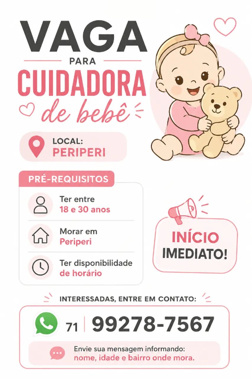 Cuidadora de criança 