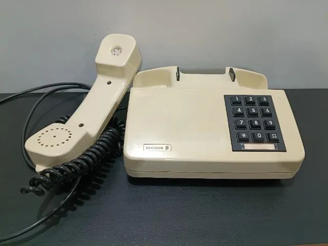 Telefone de tecla antigo Ericsson Ano de 1991 - Foto 3