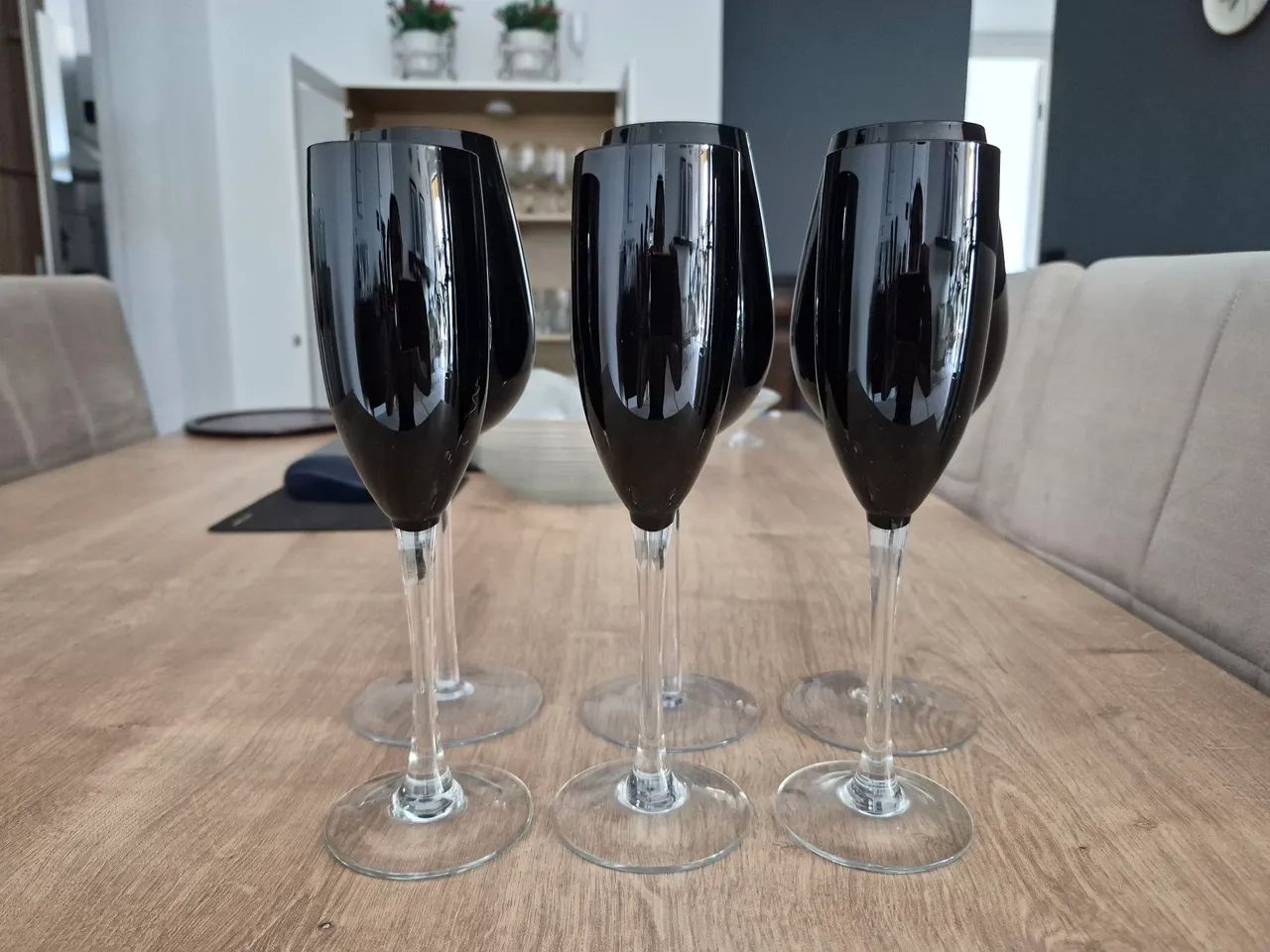 Conjunto de taças de vinho e champanhe com 6 - Foto 2