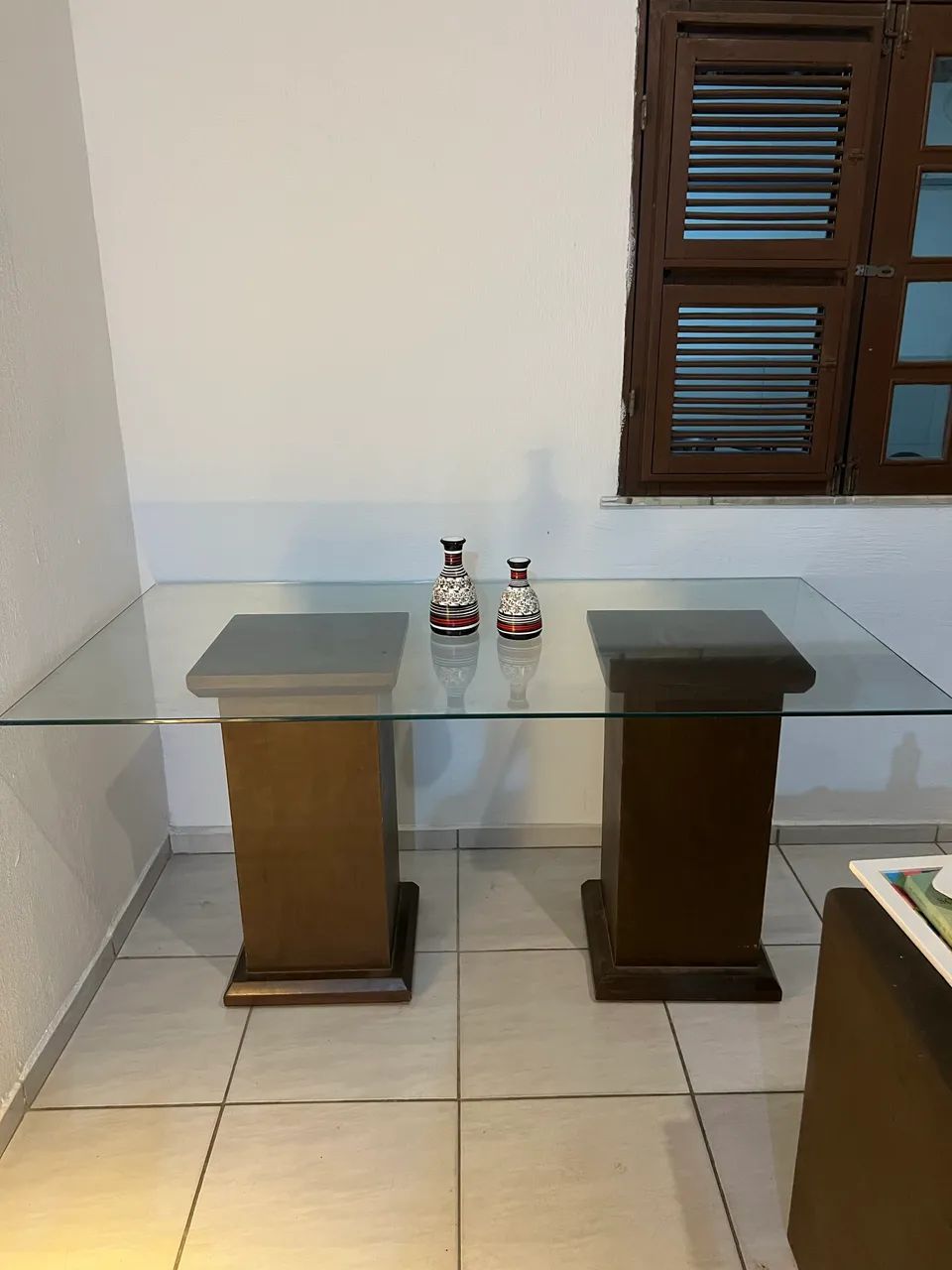Vendo mesa de vidro de 6 lugares  - Foto 3