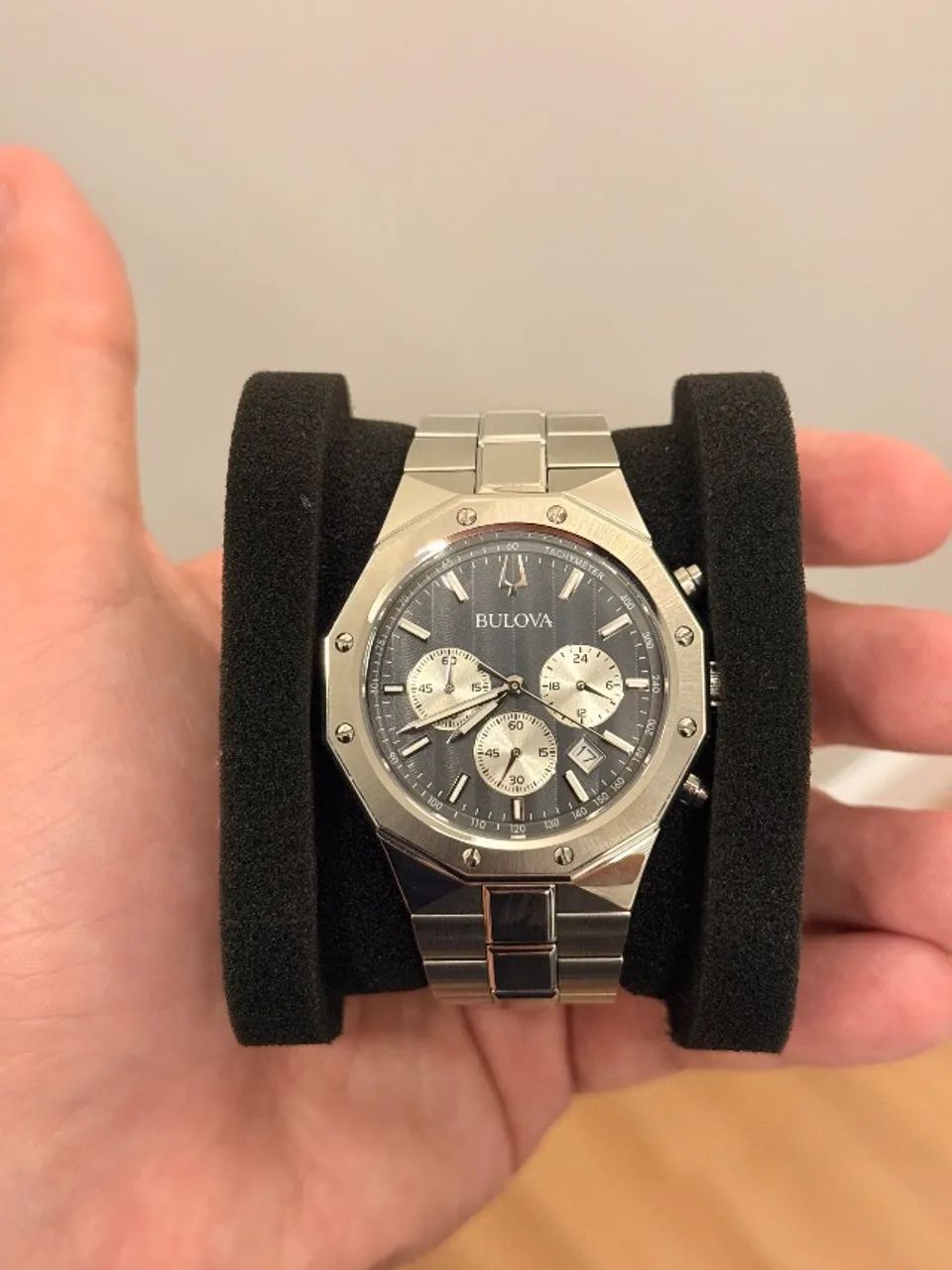 Bulova Prestige 40mm vidro de safira
