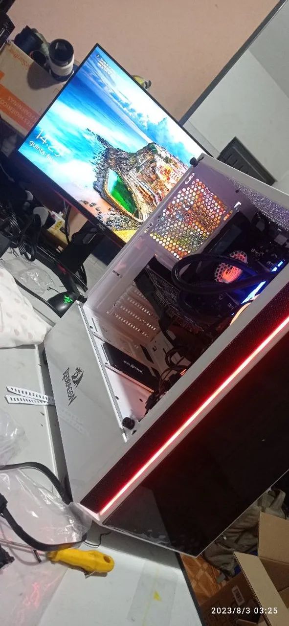 Gabinete Redragon Grapple Branco - Foto 4