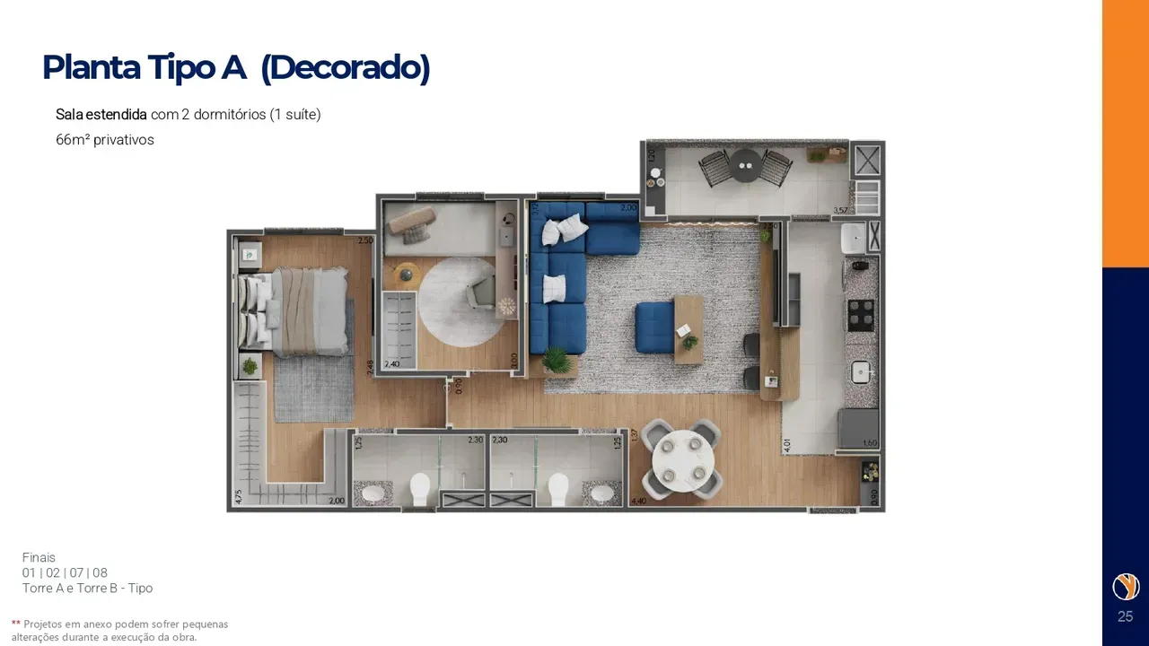 PLANTA 66m²