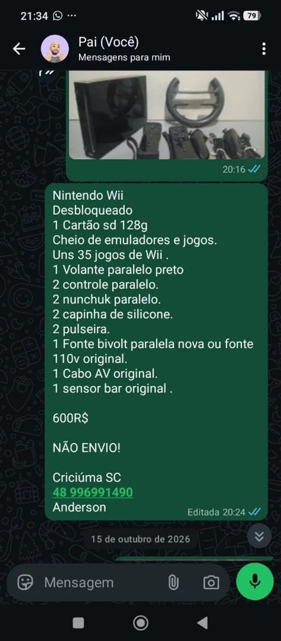 Nintendo Wii Black  - Foto 4
