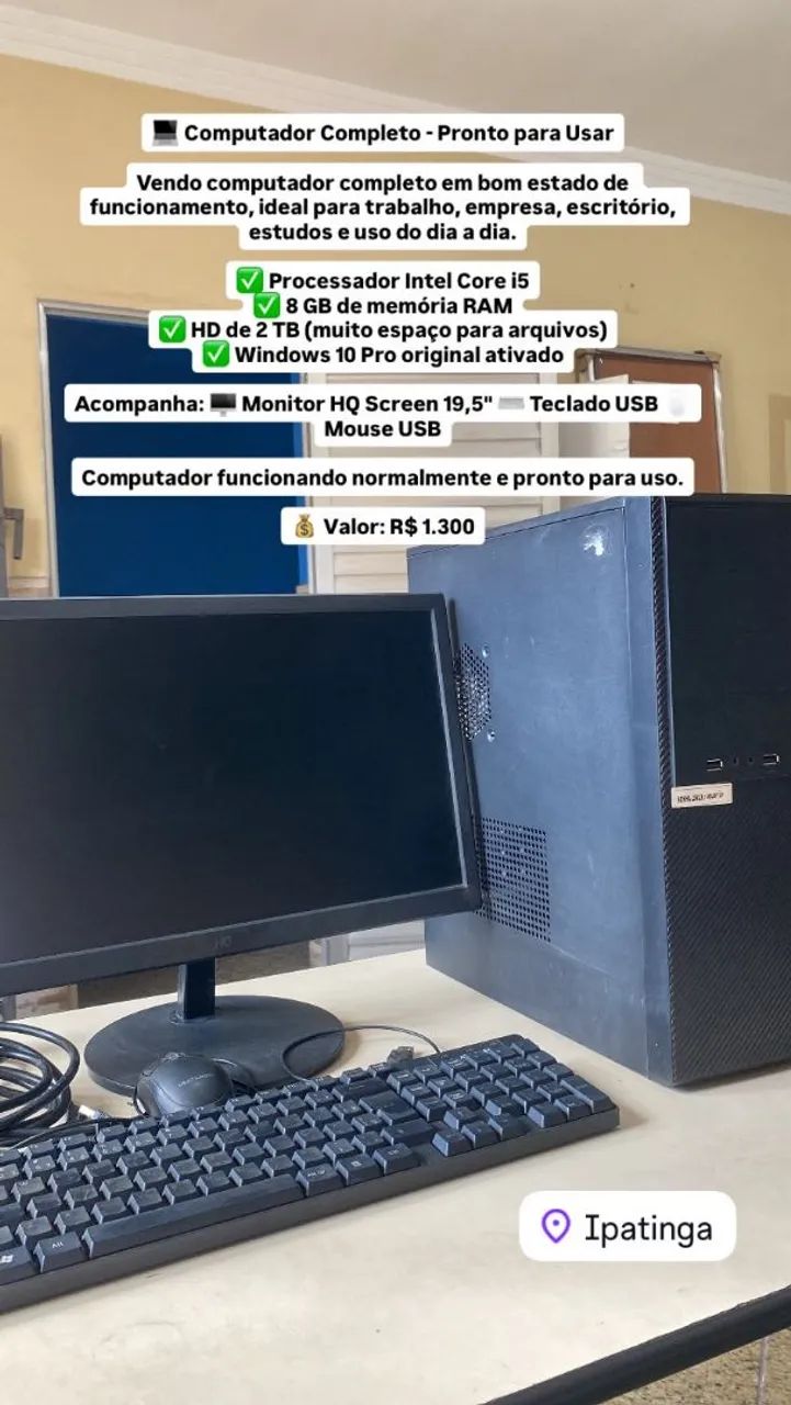Computador Completo Pronto Para Uso - Foto 4