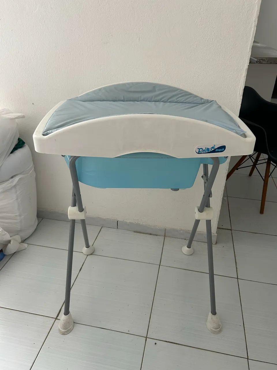 Banheira com trocador 