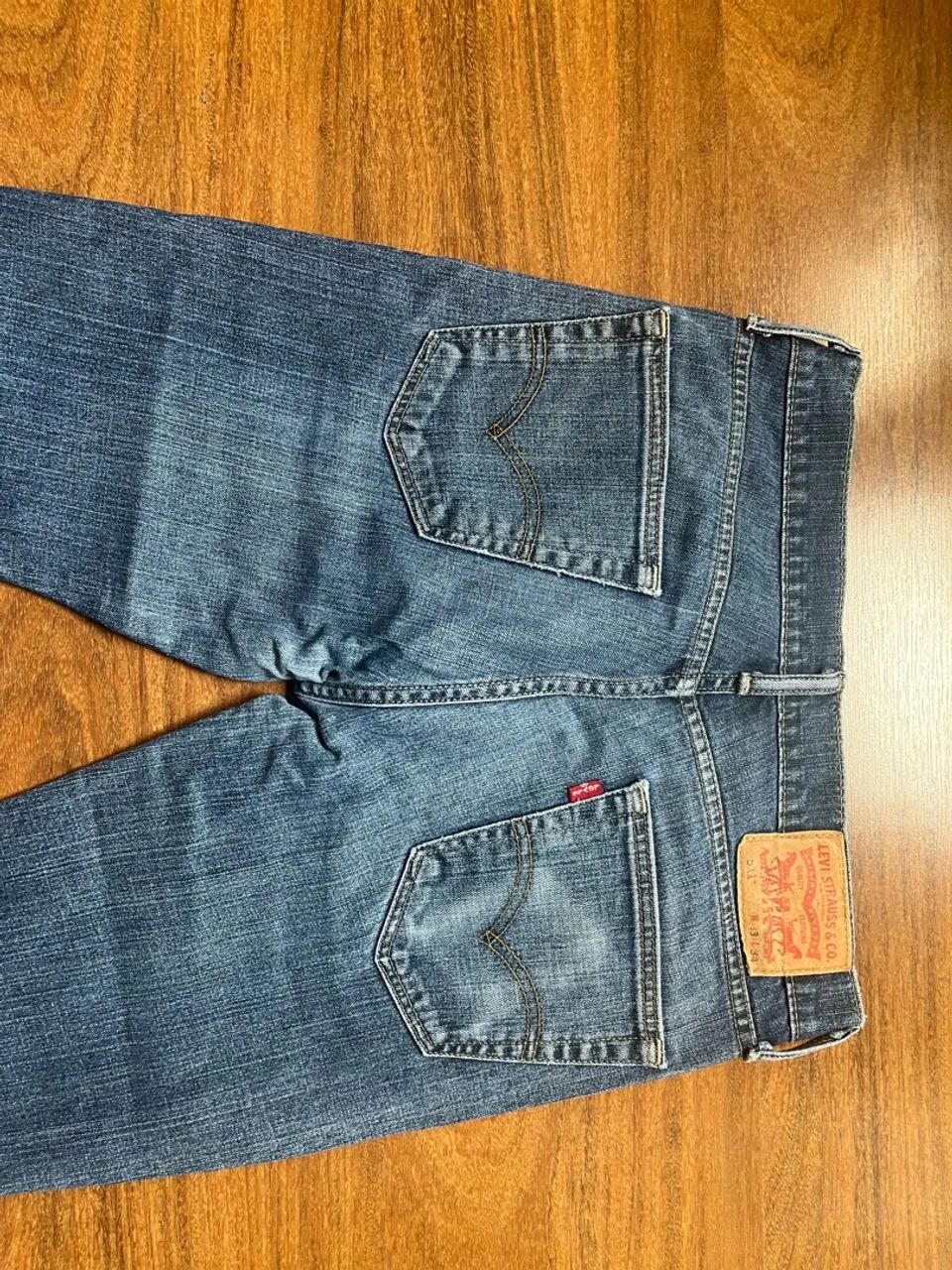 calça levis 511 azul - Foto 4