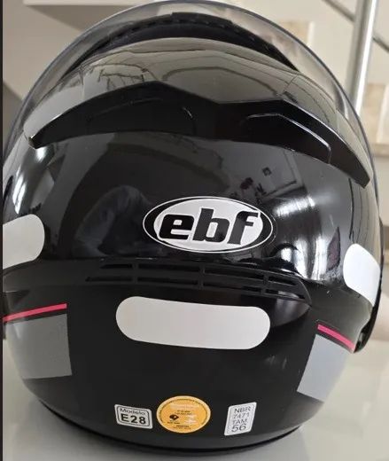Capacete EBF E8  - Seminovo - Foto 3