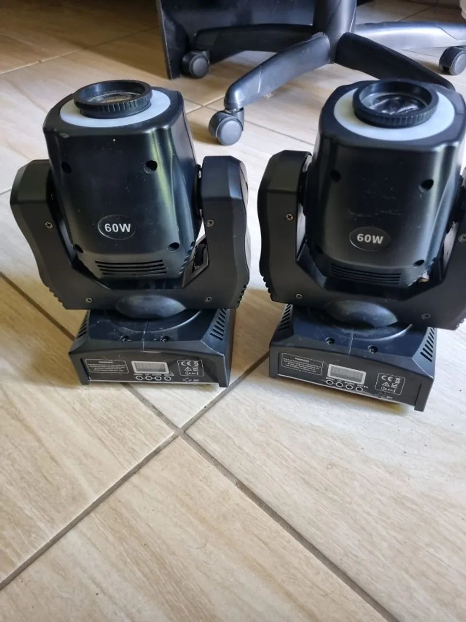 Luz festa palco móvel - Mini Moving Head Spot 60w Dmx512 8 Cores E 8 Desenhos Bivolt - Foto 6