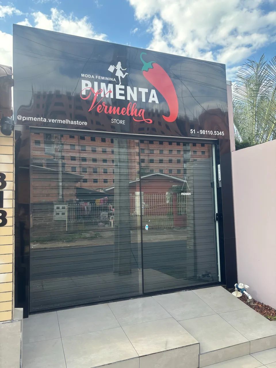 Fachada/ Placa para loja em ACM - Foto 3