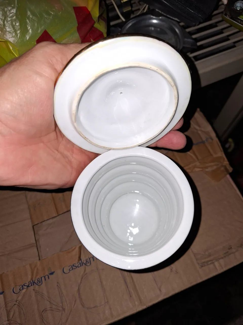 Pote antigo porcelana  - Foto 2
