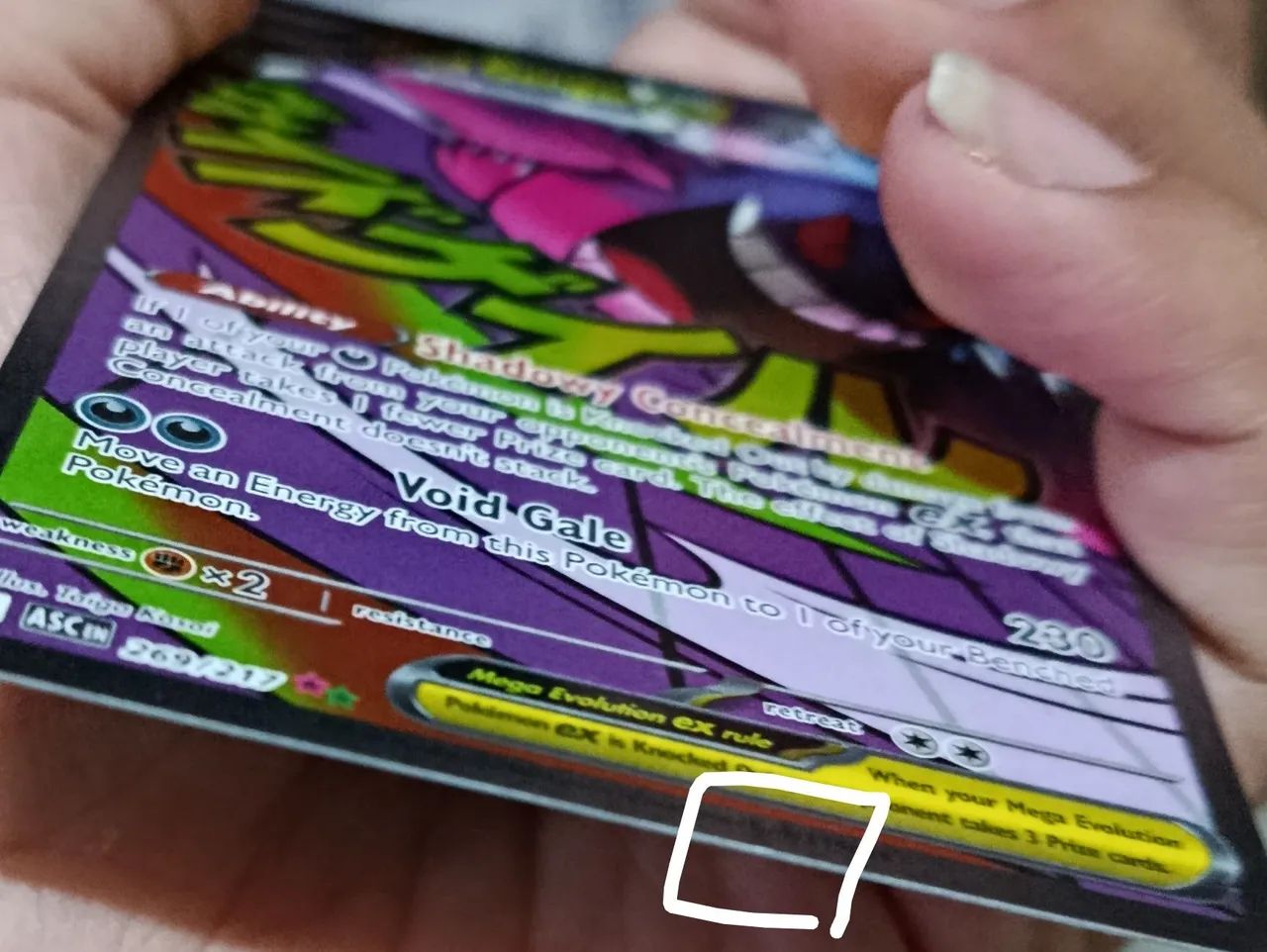 Mega Gengar Ex SAR NM (269/217) Inglês  - Foto 4