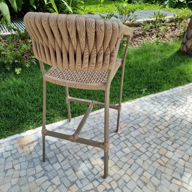 BANQUETA DE TRICÔ NÁUTICO - Foto 2