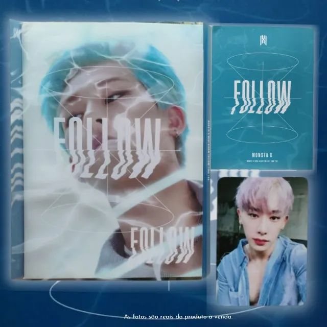 MONSTA X Follow Find You Vol.4 + Photocard Wonho Original
