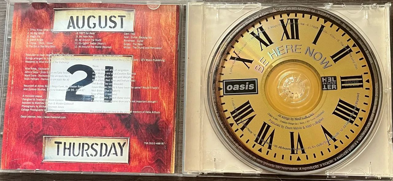 CD Oasis - Be Here Now (Original) - Foto 2