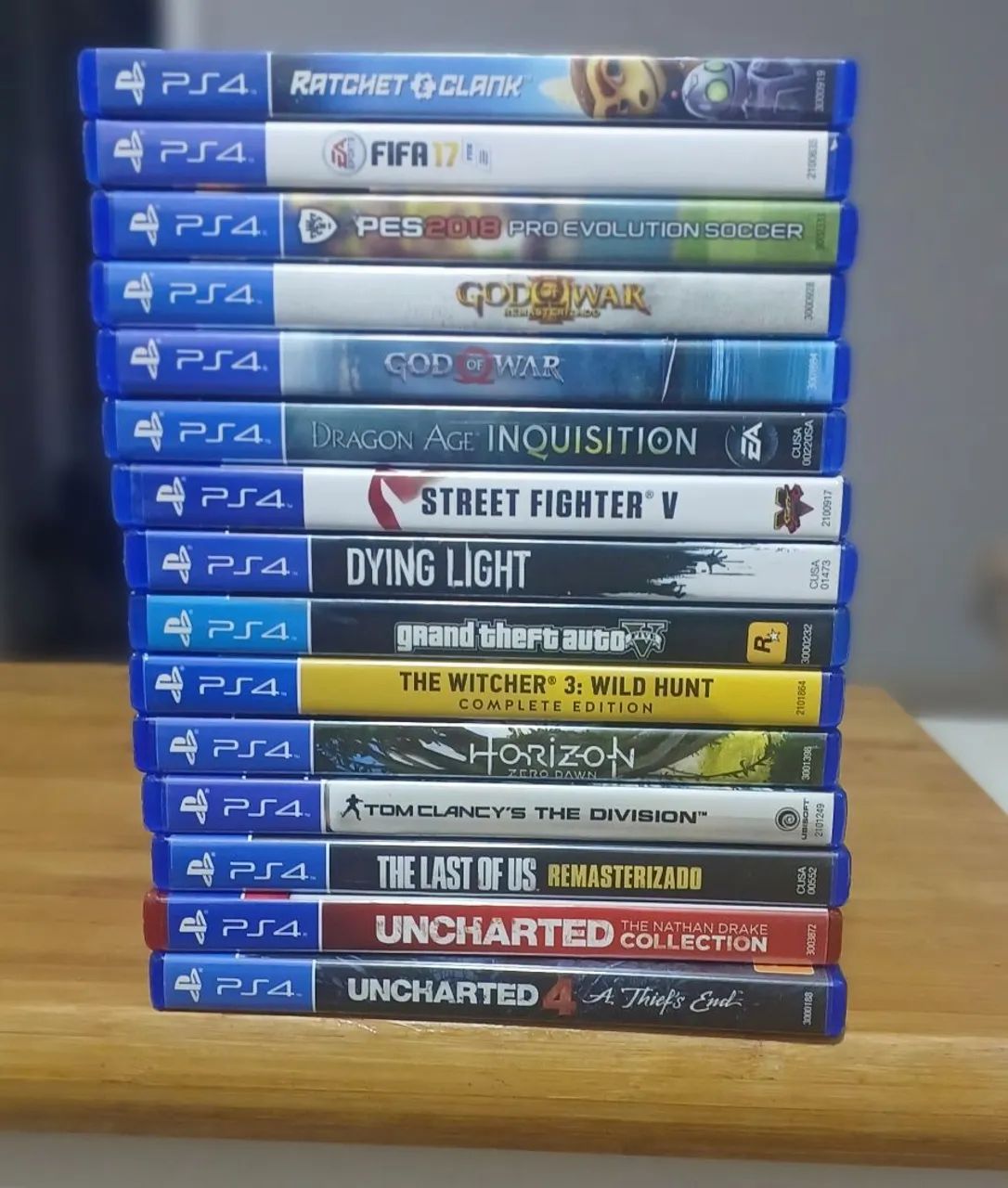 Lote de Jogos de Playstation 4