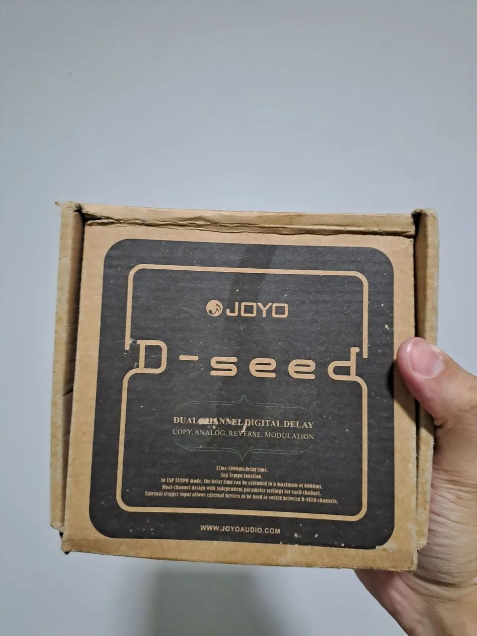 Joyo D-Seed Delay Copy Analog Analógico Modulation Reverse Tap Tempo Channel Preset - Foto 5