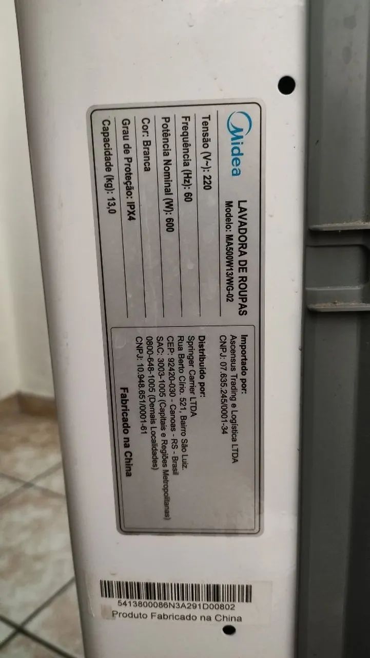 Máquina de lavar Midea  - Foto 5