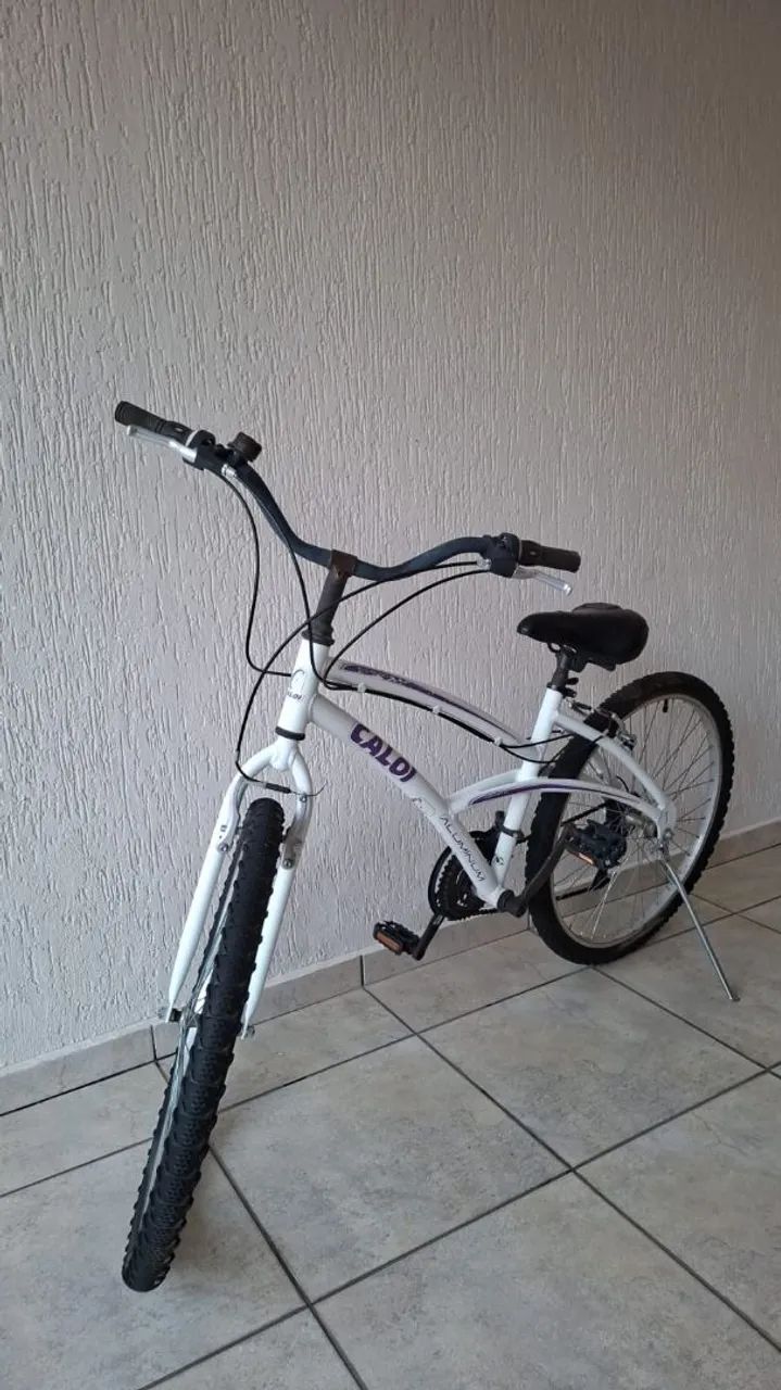 Bicicleta caloi de alumínio 