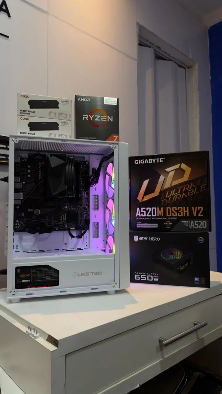 Pc Gamer AM4 R7 5700g - Foto 5