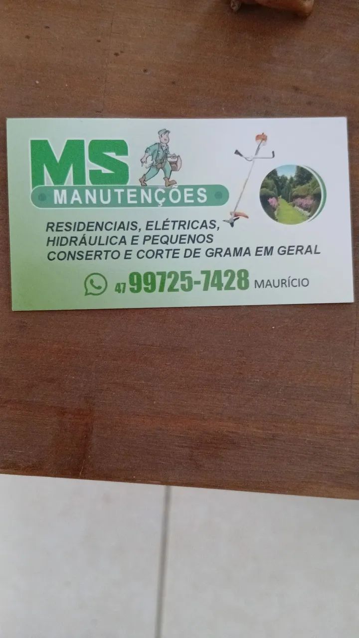 Faço serviços de jardinagem 