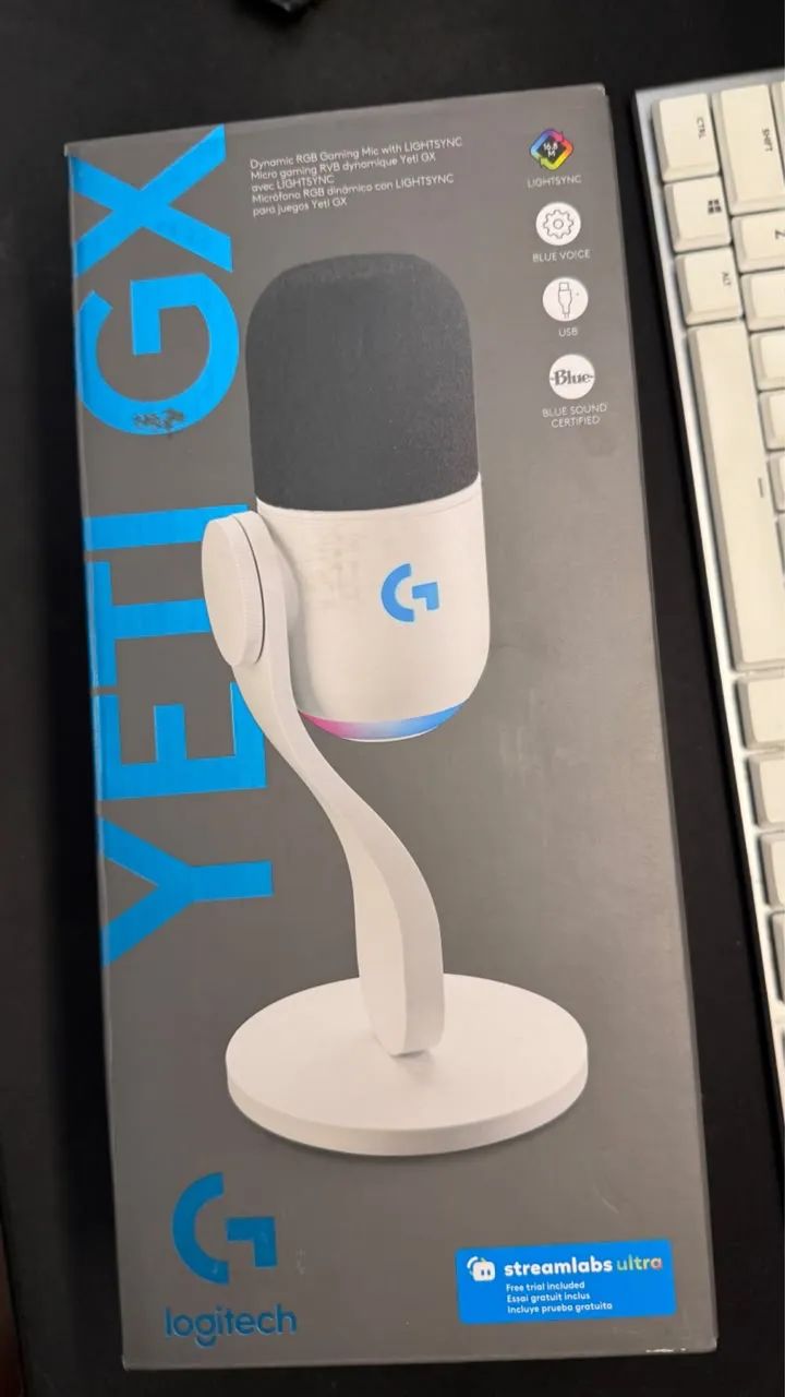 Microfone Logitech Yeti GX - Foto 4