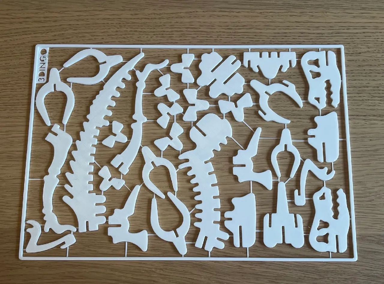 Cartão Quebra Cabeça 3D Dinossauro T-Rex 