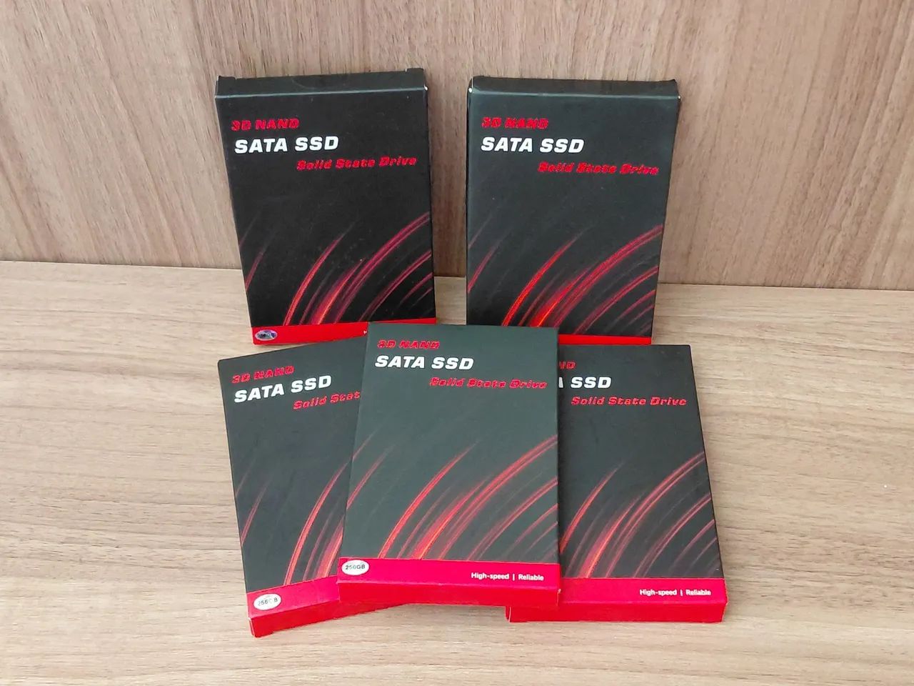 Kit 5 SSD Sata 3 256gb - Novo - Foto 2