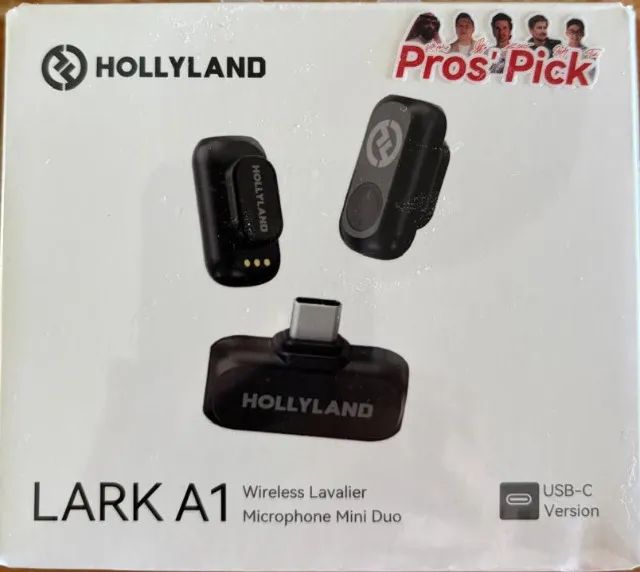 Microfone Hollyland Lark A1 Mini Usb-c Preto - Foto 2