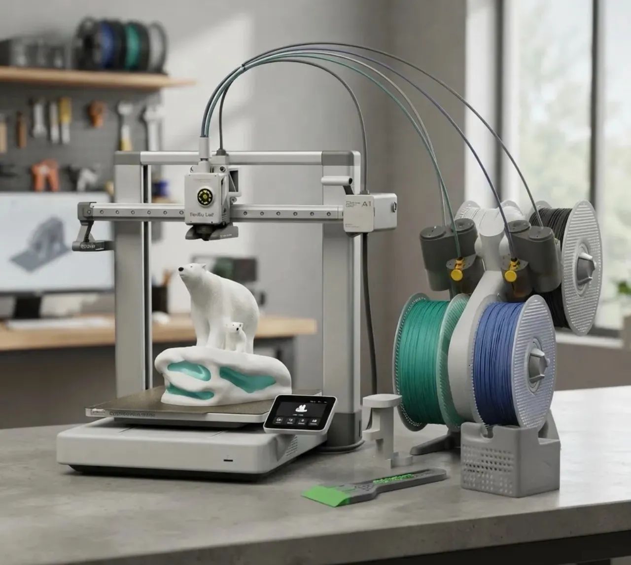 Impressora 3d Fdm Bambu Lab A1 Ams Lite (combo)  - Foto 5