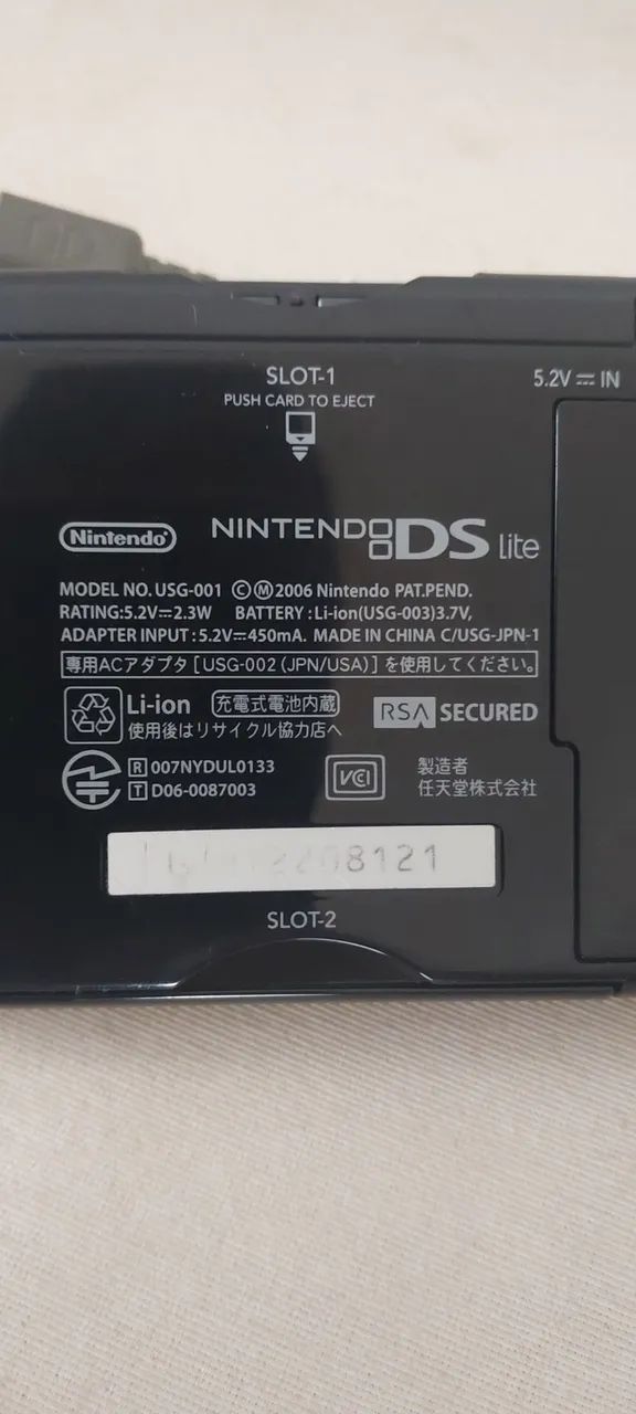 Console Nitendo DS Lite Preto + 1 Jogo Grátis  - Foto 5