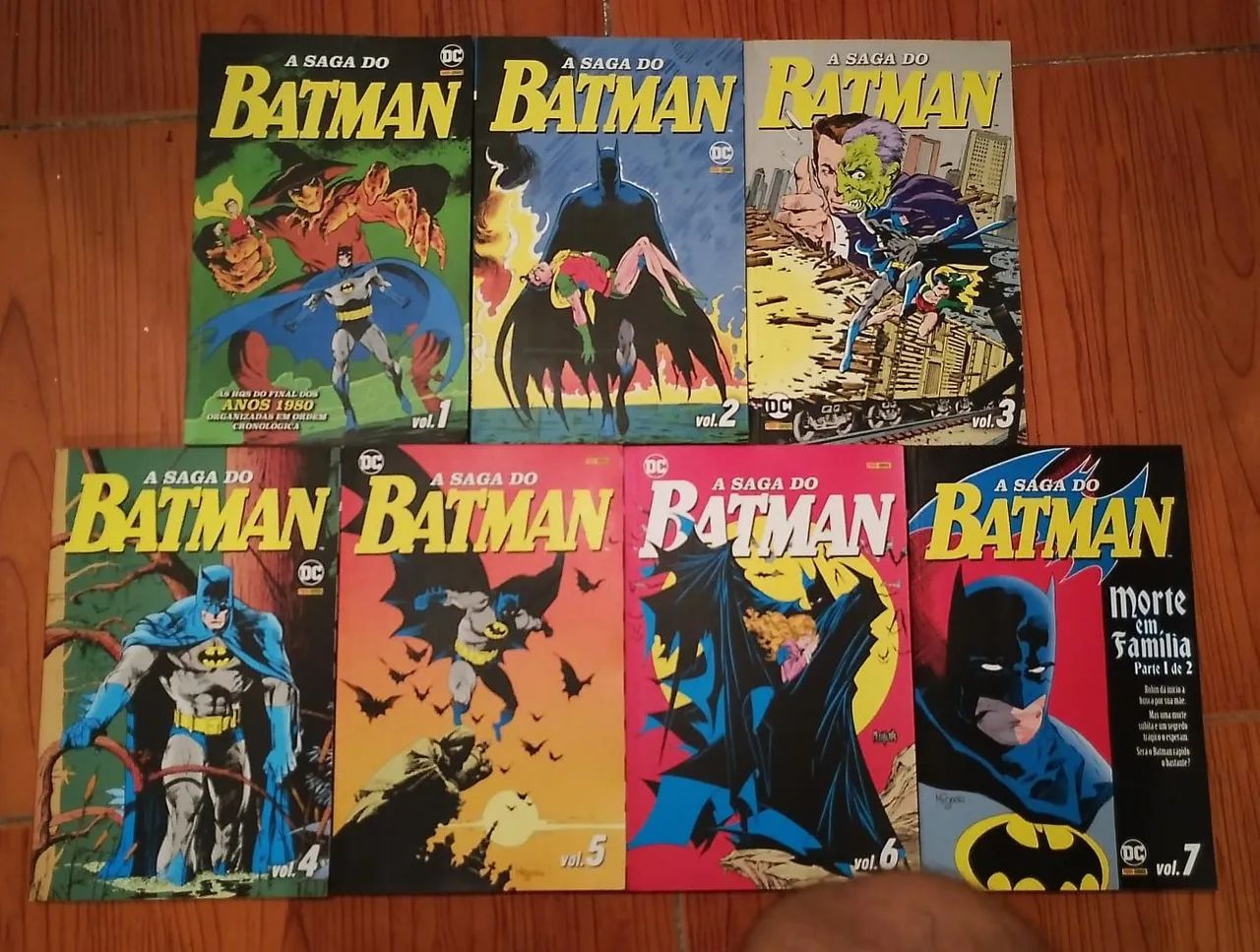 A SAGA DO BATMAN primeira temporada vol. 1-7