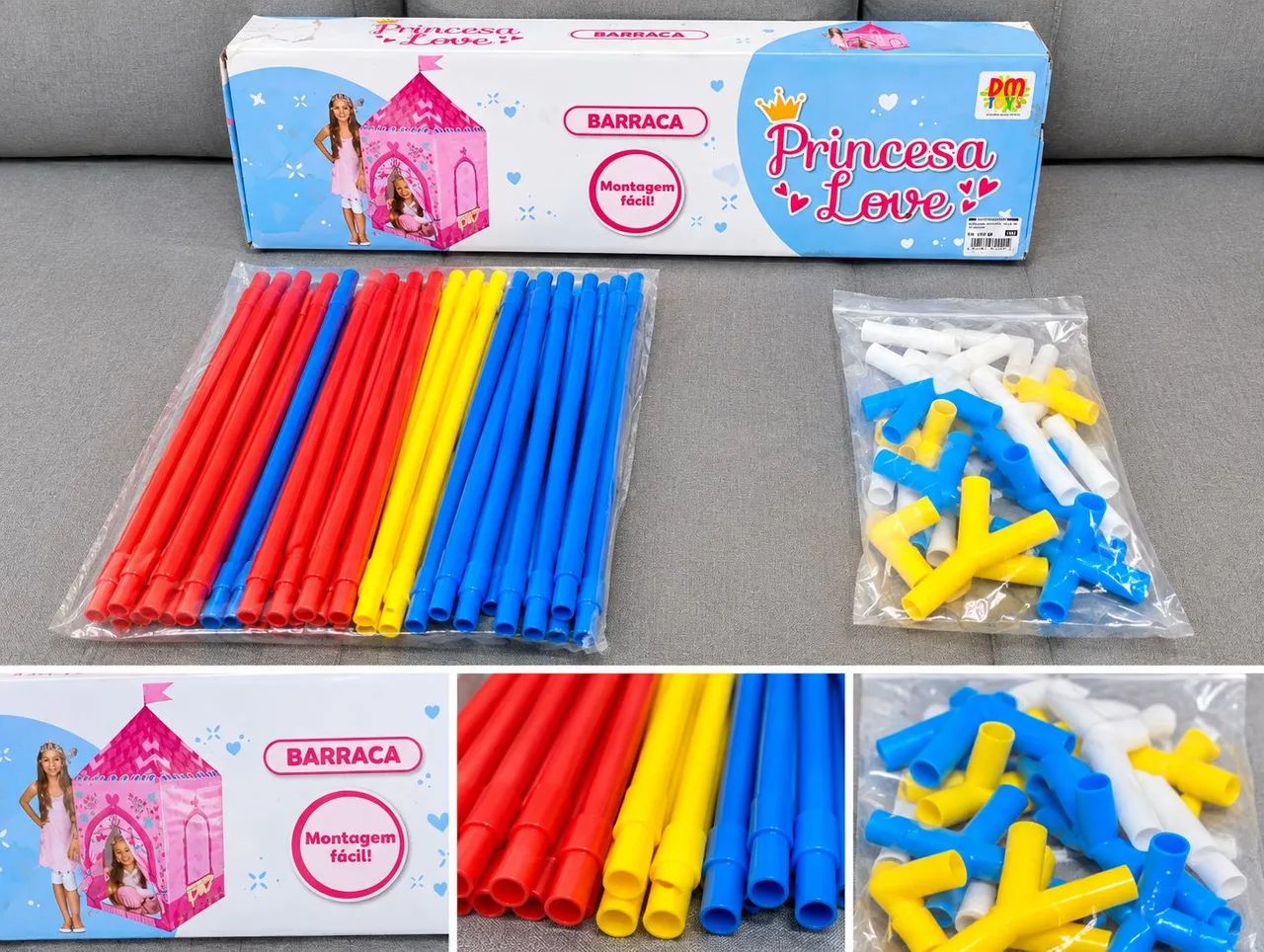 Barraca Infantil Princesa Love - Usada e Completa