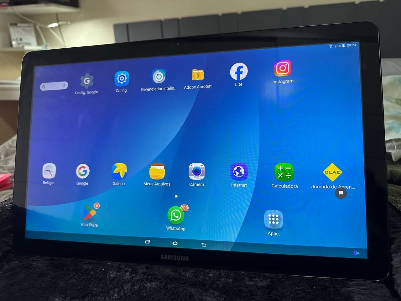 Tablet Samsung view