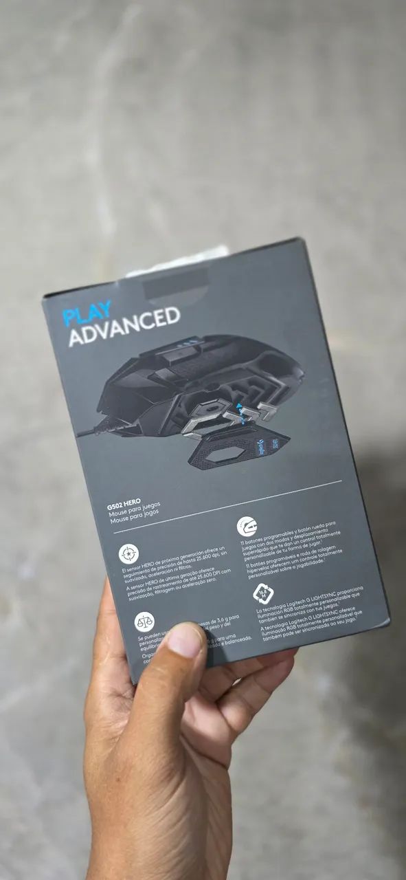 Mouse Gamer Logitech G502 HERO com RGB - Foto 3