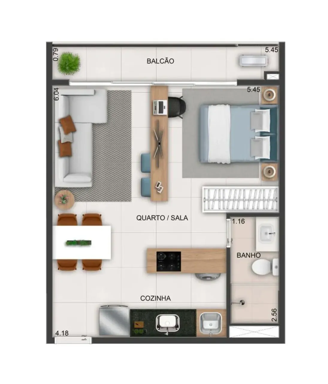 PLANTA 37m²
