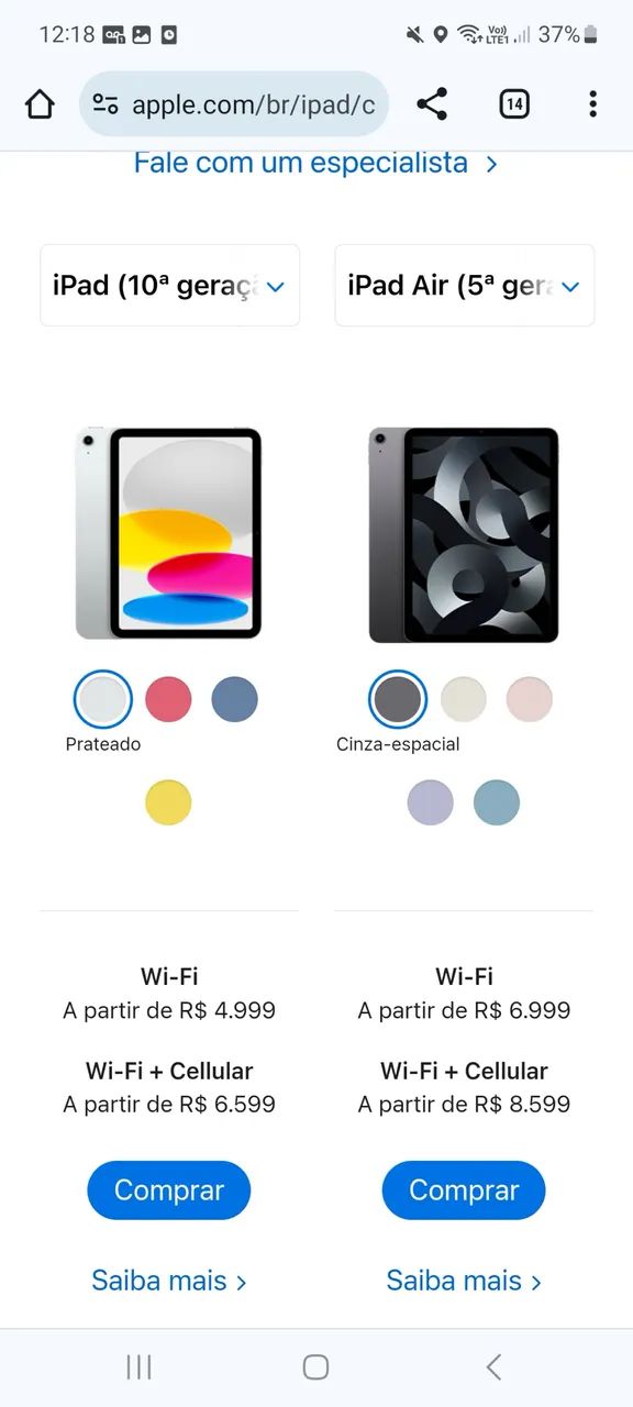 iPad Air 5ª geração (M1) - Foto 2