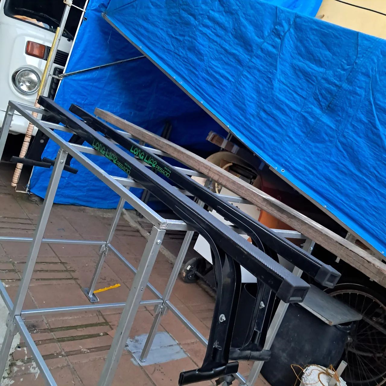 Rack bagageiro da kombi teto auto 