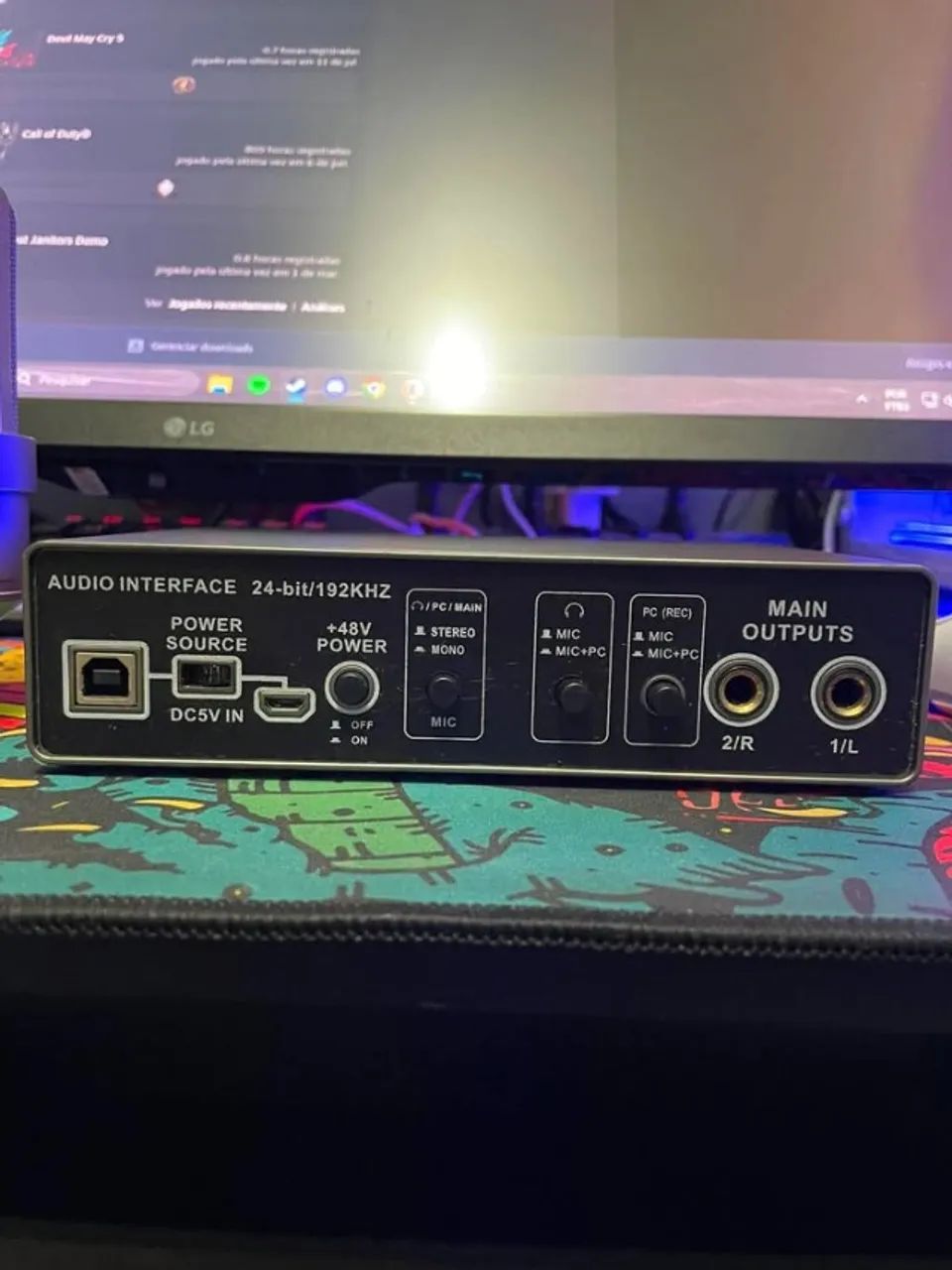 Kit Microfone Condensador + Interface Teyun Q-22 + Cabo XLR e USB - Foto 2