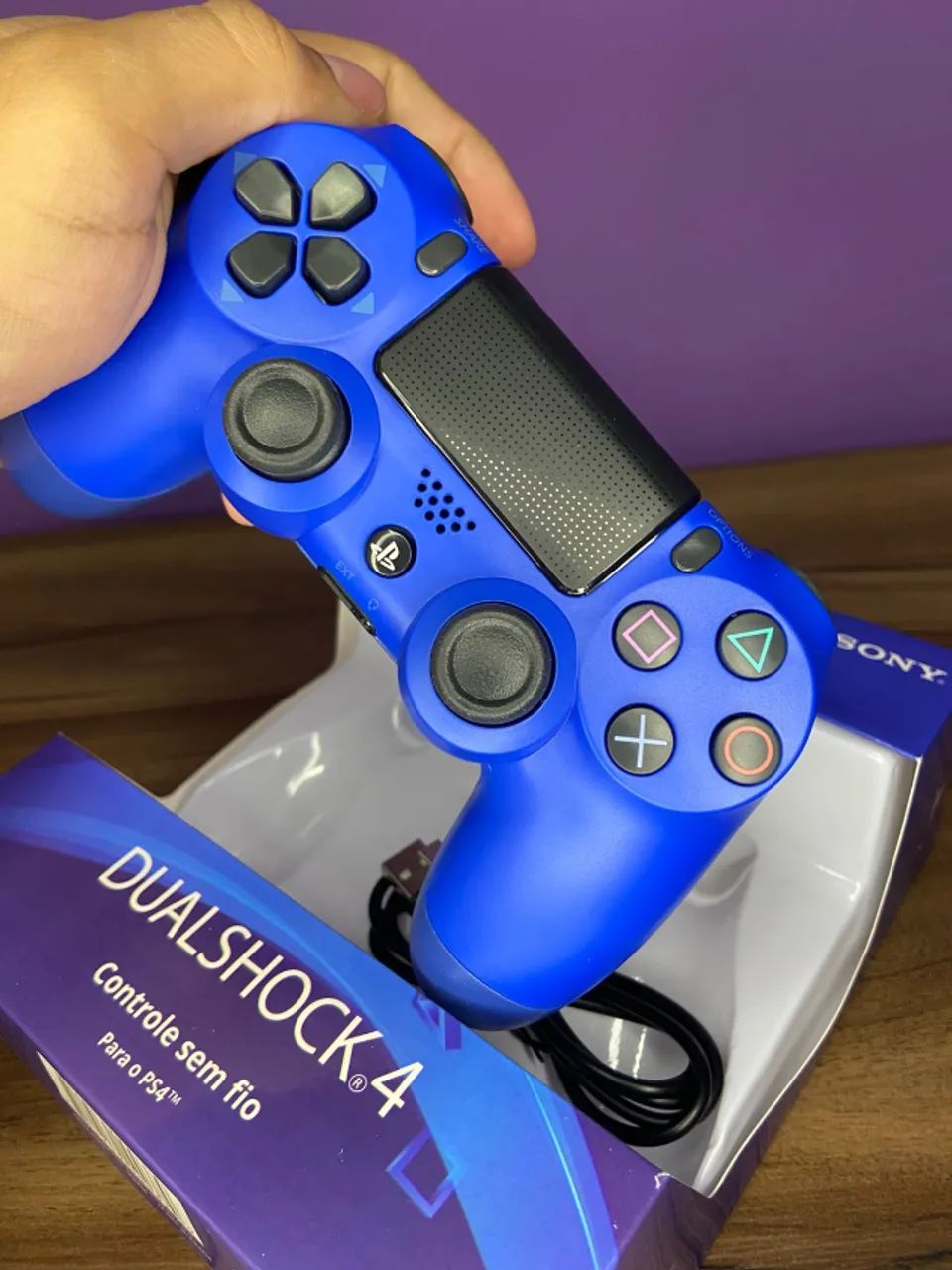Controle Ps4 Sem Fio Azul an9