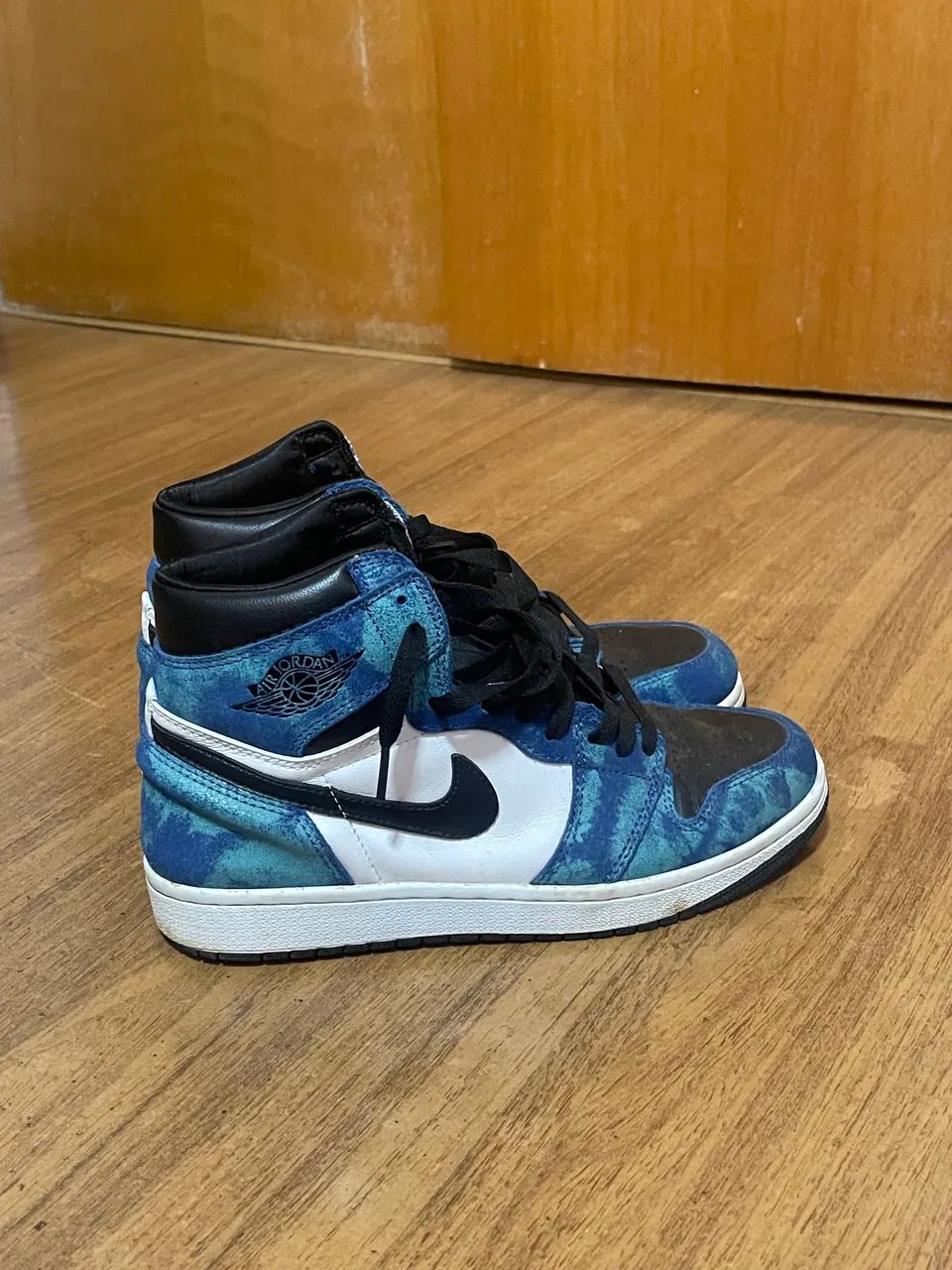 WUS7.5 NIKE AIR JORDAN1 TIEDYE タイダイ Tênis Nike Air Jordan 1 High 'Tie Dye' Colorido - Calçados - Asa