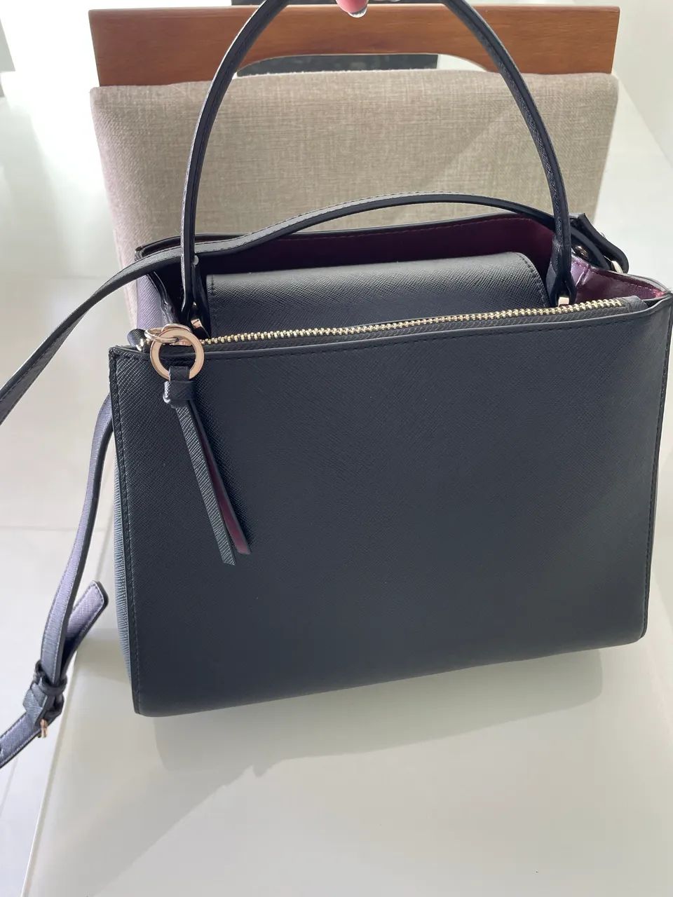 Bolsa de couro Zara - Foto 2