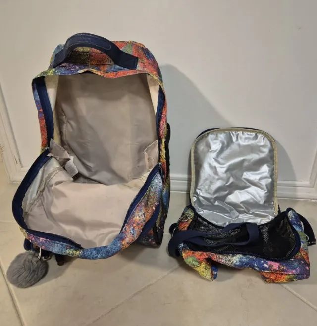Mochila de rodinhas Kipling + Lancheira Kipling - Foto 4
