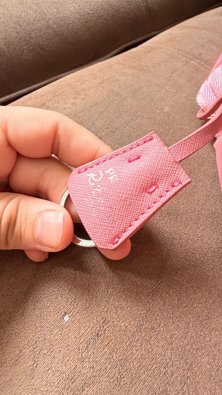Bolsa Prada Re-Edition Rosa - Foto 3