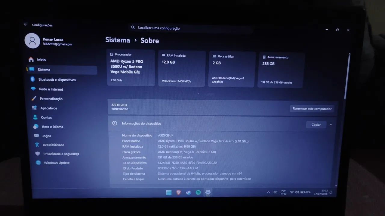 Lenovo ThinkPad t495 - Foto 3